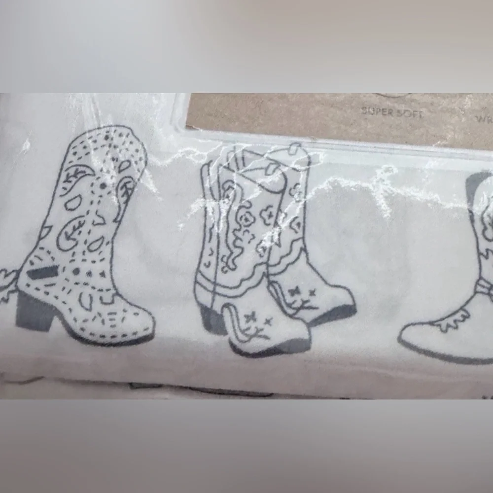 NEW Wrangler Blue Cowboy Boots 4pc Queen Size Sheet Set – All Season Comfort